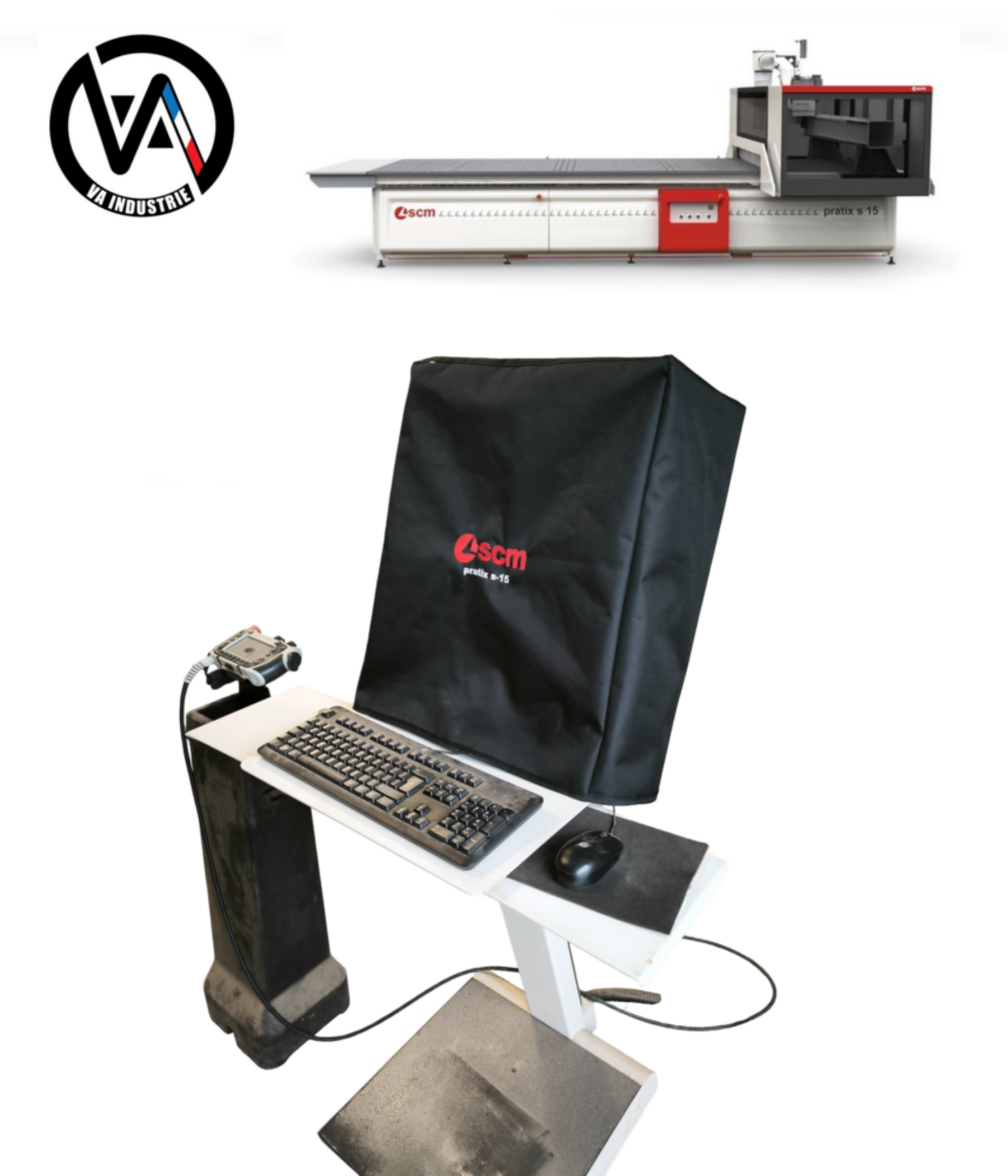 Housse de protection type cloche pour CNC industrielle