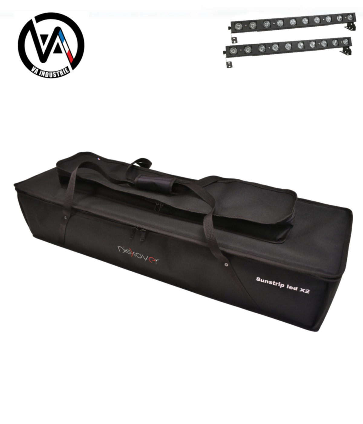 Housse de transport pour 2 Showtec Sunstrip