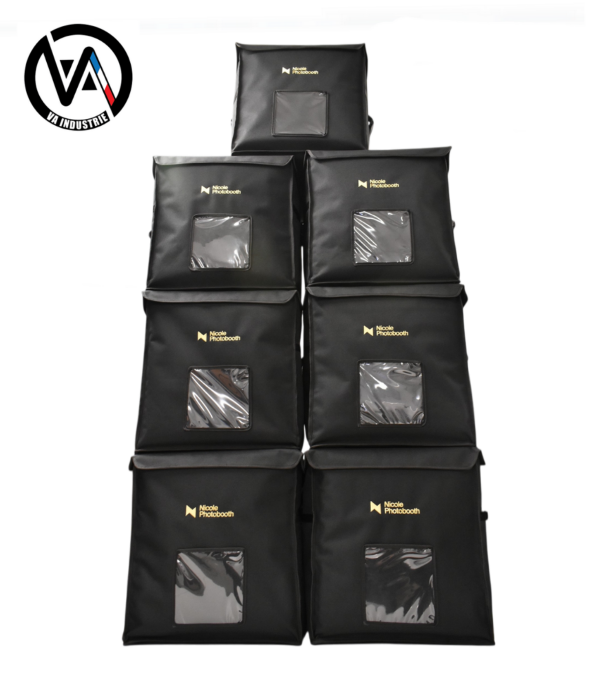 Housse de transport sur mesure pour borne selfie Kit de transport pour borne Nicole Photobooth